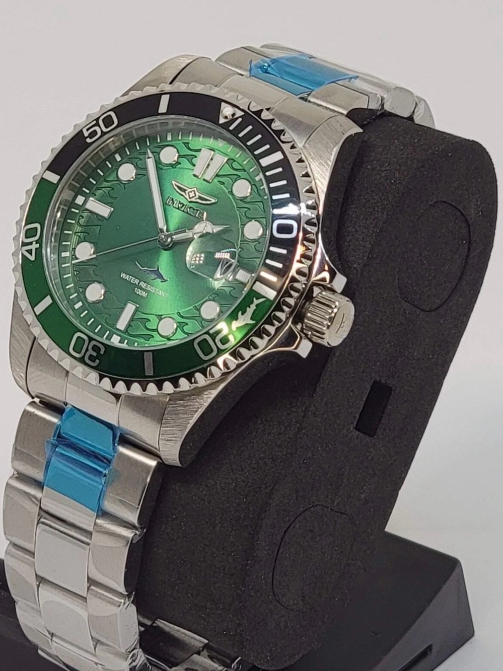 NIB Invicta Green Sunburst Dial Stainless Steel Diver 40mm🔥🔥(D5) - Picture 7 of 9